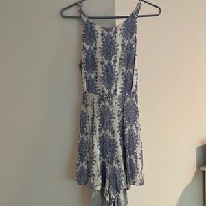 Open back romper